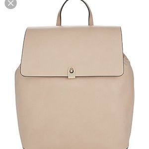 TOPSHOP BARNET BACKPACK PURSE NUDE CREAM